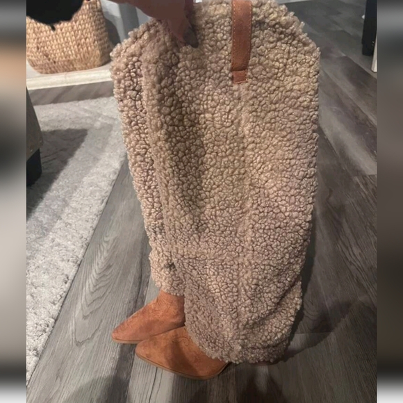 2024 Women Knee High Boots Western Cowboy Boots Chunky Heeled Warm Boo - Picture 7 of 8